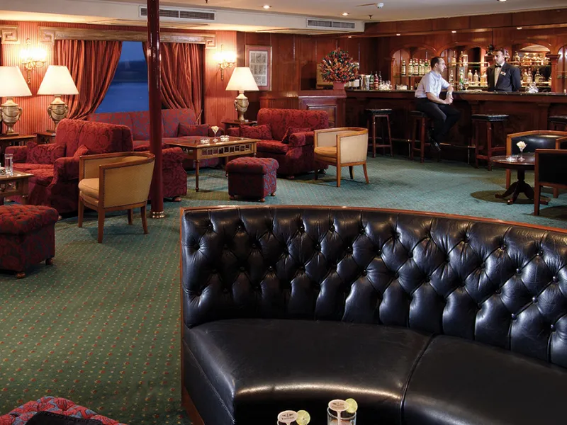 Lounge aboard the JAZ Crown Prince Nile Cruise Nile cruise